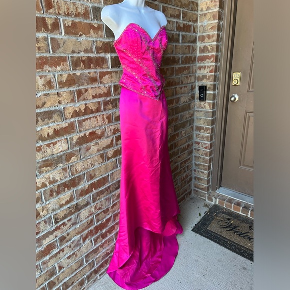 JASZ COUTURE BY ADAIGO BELLA 2-piece PINK SKIRT SET SIZE 4 - Picture 3 of 14